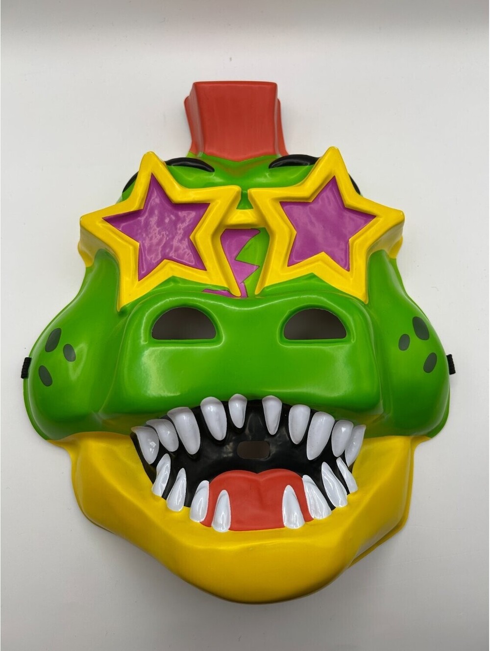 Five Nights at Freddy's Montgomery Gator Green Red Mohawk Costume Mask OS